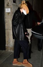 GIGI HADID Night Out in Milan 02/26/2022