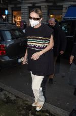 GIGI HADID Out and About at Milan Fashion Week 02/23/2022