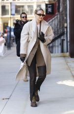 GIGI HADID Out and About in New York 02/14/2022