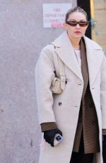 GIGI HADID Out and About in New York 02/14/2022