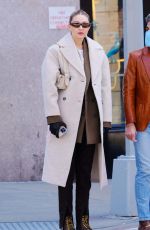 GIGI HADID Out and About in New York 02/14/2022