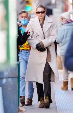GIGI HADID Out and About in New York 02/14/2022