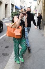GIGI HADID Out at Milan Fashion Week 02/24/2022