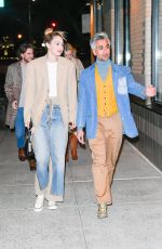 GIGI HADID Out for Dinner in New York 02/12/2022