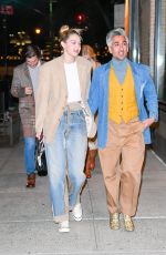 GIGI HADID Out for Dinner in New York 02/12/2022