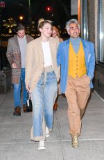 GIGI HADID Out for Dinner in New York 02/12/2022