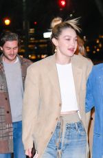 GIGI HADID Out for Dinner in New York 02/12/2022