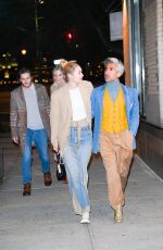 GIGI HADID Out for Dinner in New York 02/12/2022