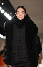 GIGI HADID Walks Runway at Max Mara Fashion Show in Milan 02/24/2022
