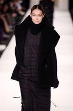 GIGI HADID Walks Runway at Max Mara Fashion Show in Milan 02/24/2022