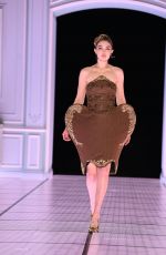 GIGI HADID Walks Runway at Moschino Fashion Show in Milan 02/24/2022