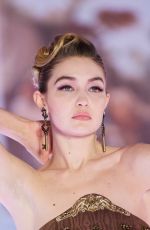 GIGI HADID Walks Runway at Moschino Fashion Show in Milan 02/24/2022
