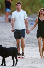 GISELE BUNDCHEN and Tom BradyOut at a Beach in Costa Rica 02/11/2022