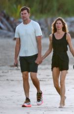 GISELE BUNDCHEN and Tom BradyOut at a Beach in Costa Rica 02/11/2022