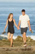 GISELE BUNDCHEN and Tom BradyOut at a Beach in Costa Rica 02/11/2022
