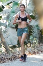 GISELE BUNDCHEN Out Jogging in Costa Rica 02/18/2022