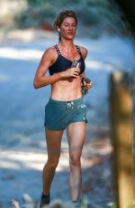 GISELE BUNDCHEN Out Jogging in Costa Rica 02/18/2022