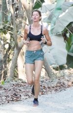 GISELE BUNDCHEN Out Jogging in Costa Rica 02/18/2022
