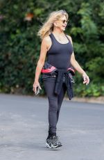 GOLDIE HAWN Out for a Walk in Brentwood 02/01/2022