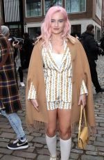 GRACE CHATTO Arrivevs at Paul & Joe Fashion Show in London 02/21/2022