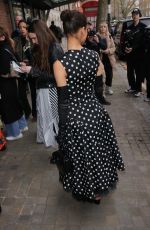 GUGU MBATHA Arrives at Erdem Show at London Fashion Week 02/21/2022