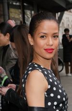 GUGU MBATHA Arrives at Erdem Show at London Fashion Week 02/21/2022