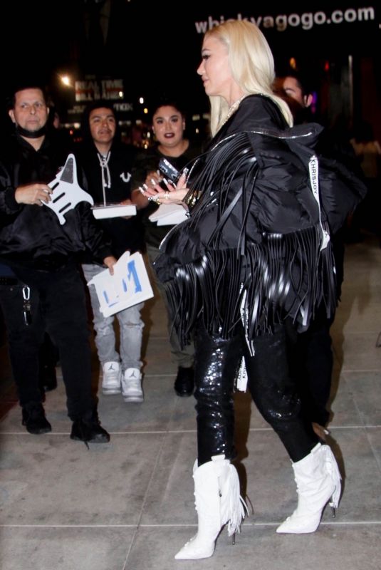 GWEN STEFANI on Super Bowl Eve in West Hollywood 02/12/202
