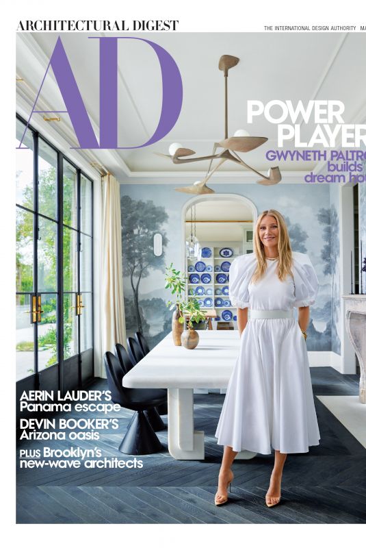 GWYNETH PALTROW for Architectural Digest Magazine, March 2022