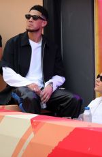 HAILEY and Justin BIEBER and KENDALL JENNER at Super Bowl LVI at Sofi sStadium in Inglewood 02/13/2022
