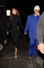 HAILEY and Justin BIEBER Arrives at Catch LA in West Hollywood 02/11/2022