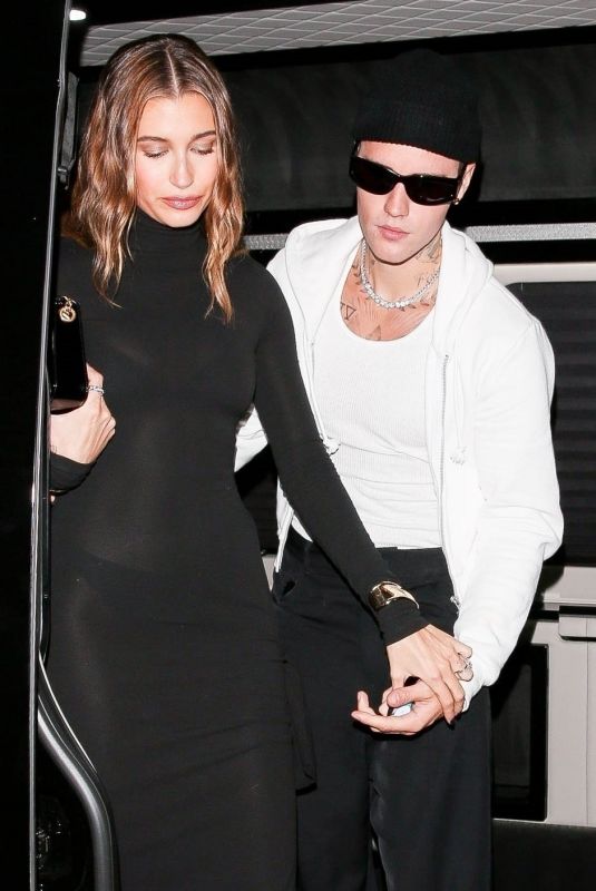 HAILEY and Justin BIEBER at Catch LA in West Hollywood 02/11/2022