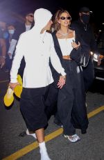 HAILEY and Justin BIEBER Leaves Super Bowl LVI in Inglewood 02/13/2022