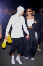 HAILEY and Justin BIEBER Leaves Super Bowl LVI in Inglewood 02/13/2022