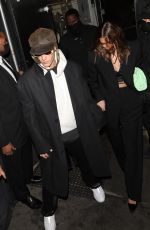 HAILEY and Justin Bieber Leaves The Nice Guy in Los Angeles 02/09/2022