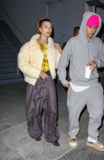 HAILEY and Justin BIEBER Out in West Hollywood 02/16/2022