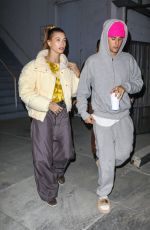 HAILEY and Justin BIEBER Out in West Hollywood 02/16/2022