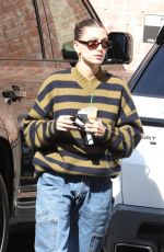 HAILEY BIEBE Out and About in Los Angeles 02/08/2022