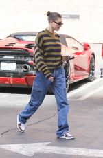 HAILEY BIEBE Out and About in Los Angeles 02/08/2022
