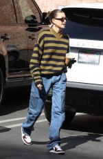 HAILEY BIEBE Out and About in Los Angeles 02/08/2022