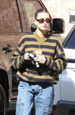 HAILEY BIEBE Out and About in Los Angeles 02/08/2022