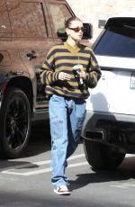 HAILEY BIEBE Out and About in Los Angeles 02/08/2022