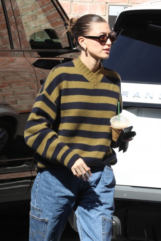 HAILEY BIEBE Out and About in Los Angeles 02/08/2022