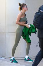 HAILEY BIEBER Heading to Yoga Class in Beverly Hills 02/12/2022