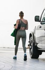 HAILEY BIEBER Heading to Yoga Class in Beverly Hills 02/12/2022