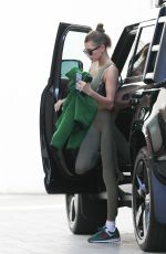 HAILEY BIEBER Heading to Yoga Class in Beverly Hills 02/12/2022