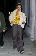 HAILEY BIEBER Out and About in West Hollywood 02/16/2022