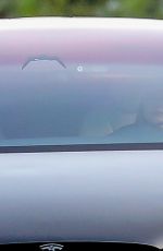 HAILEY BIEBER Out Driving in Beverly Hills 02/21/2022