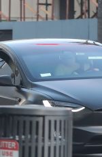 HAILEY BIEBER Out Driving in Beverly Hills 02/21/2022