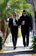 HAILEY CLAUSON and Julian Herrera Out in West Hollywood 02/21/2022