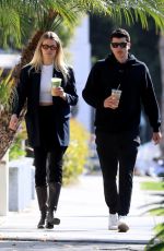 HAILEY CLAUSON and Julian Herrera Out in West Hollywood 02/21/2022